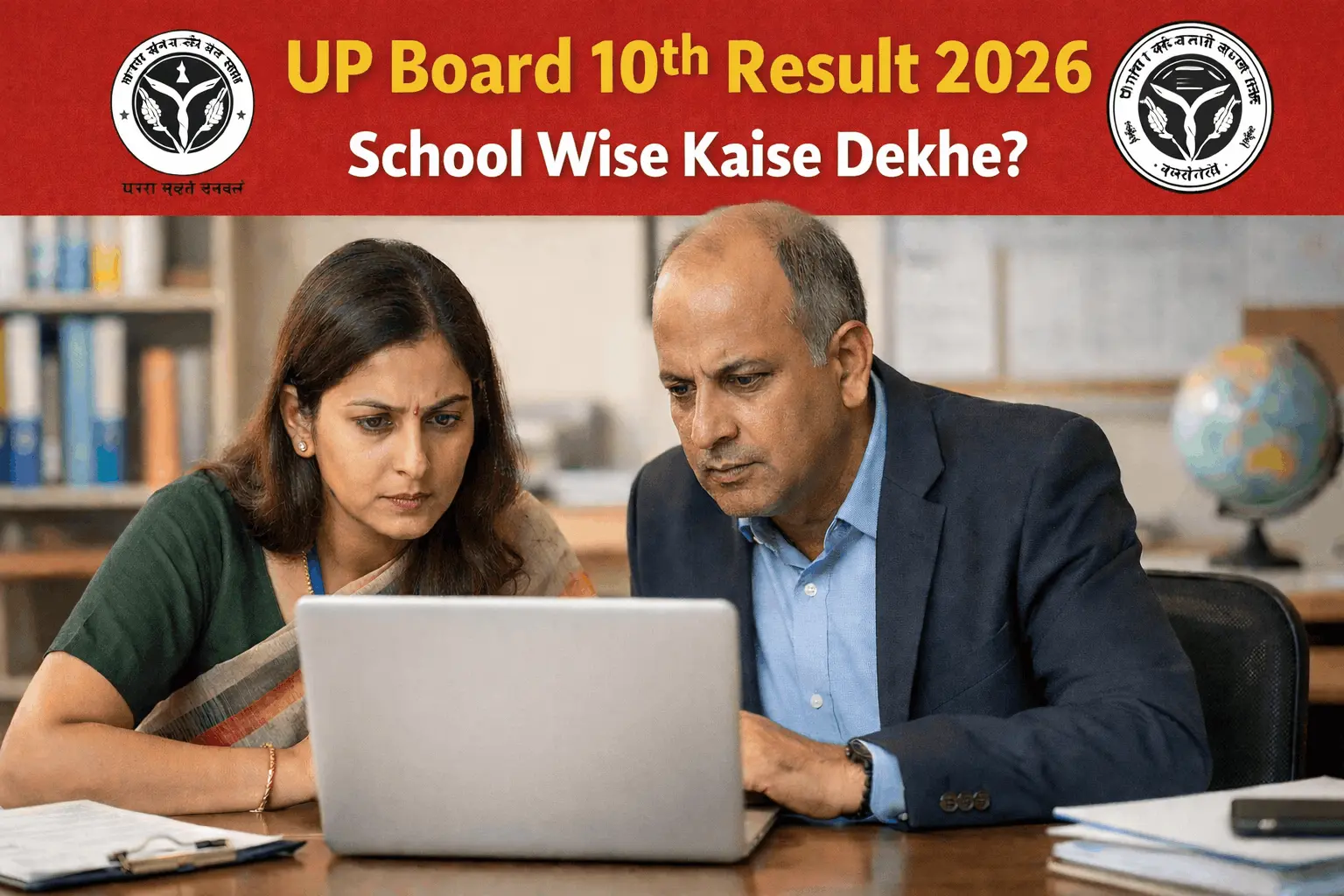 UP Board 10th Result 2026 School Wise Kaise Dekhe?- Step by Step Guide