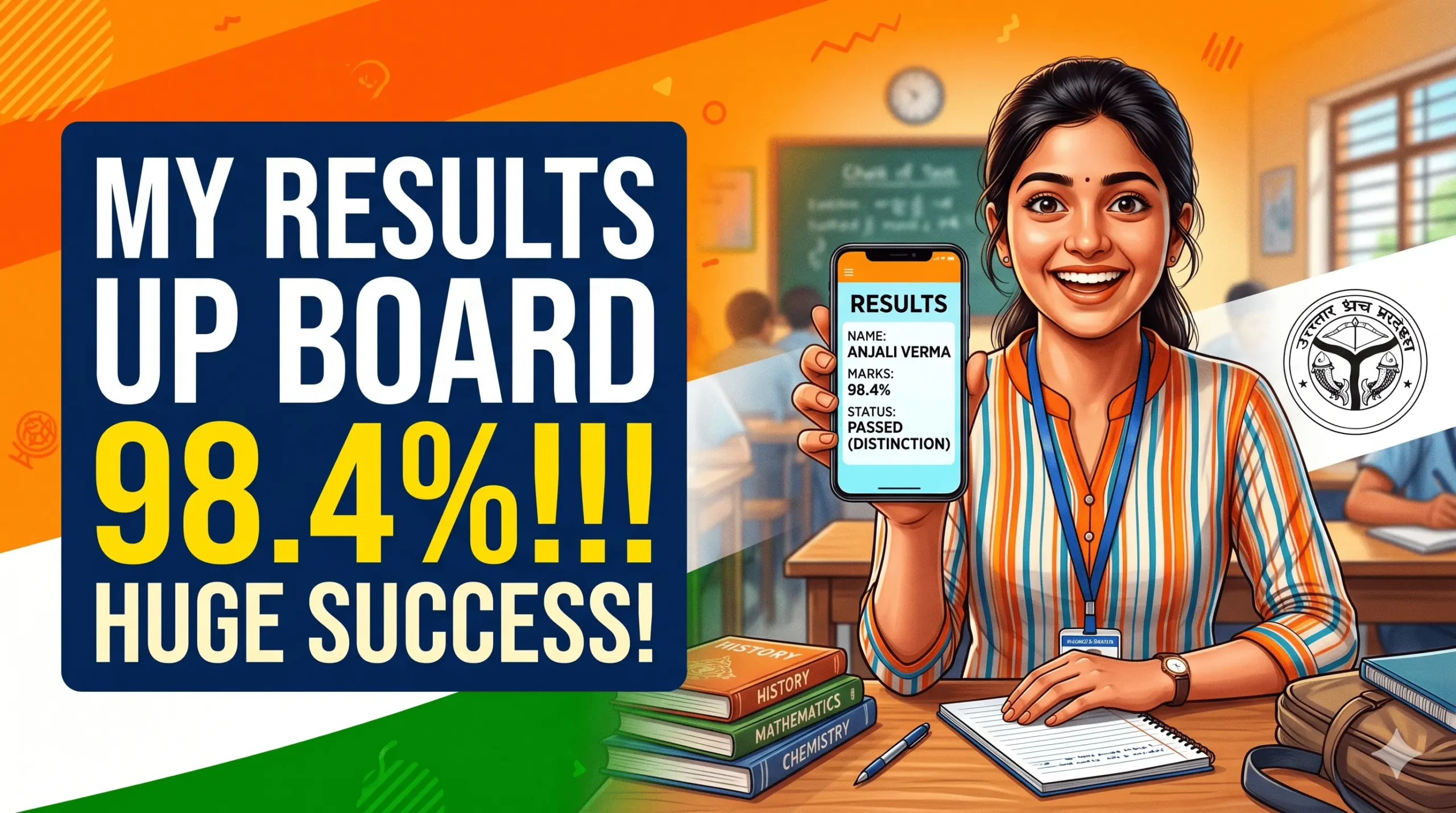 UP Board 10th Result Name Wise 2026 Kaise Dekhe?- पूरी जानकारी हिंदी में